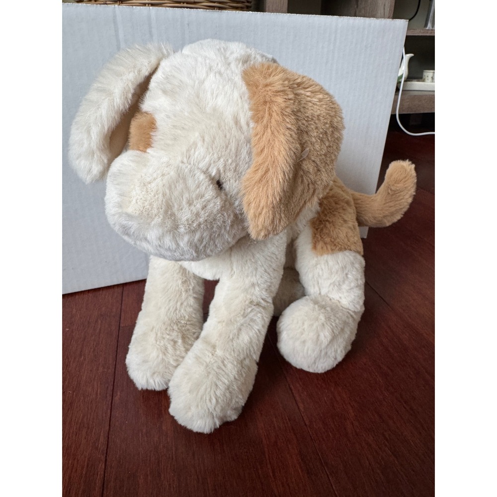 Bunnies By The Bay Puppy Dog Plush Stuffed Animal Cream‎ Tan Floppy 12 Inch
